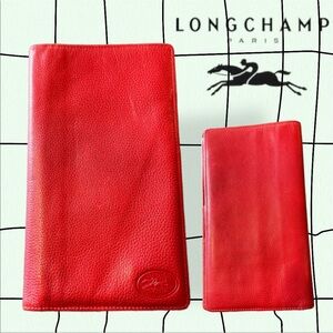 Longchamp Leather Travel Portfolio